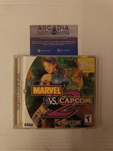 Marvel VS Capcom 2 Dreamcast SEGA NTSC USA Ottime Condizioni Completo